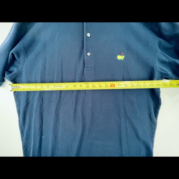 MASTERS COLLECTION PGA AUGUSTA SZ XL PIMA COTTON NAVY POLO GOLF SHIRT - Picture 4 of 11